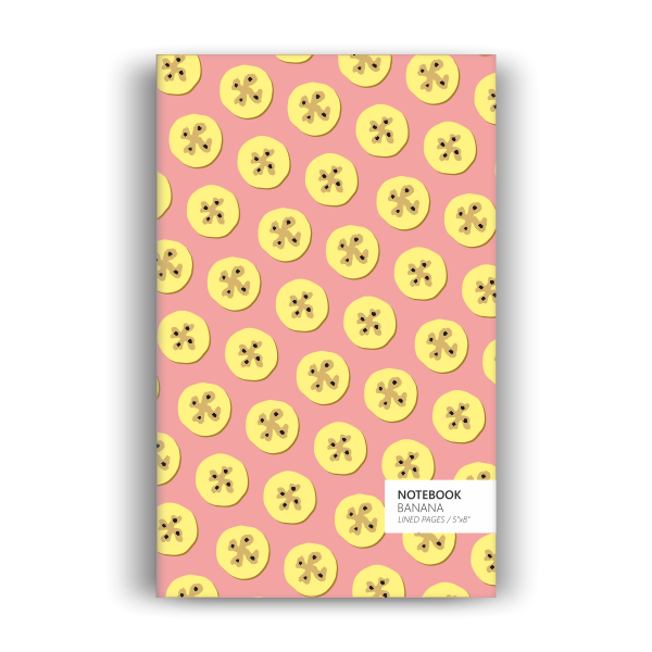 Banana Notebook: Peach Edition (5x8 inches)