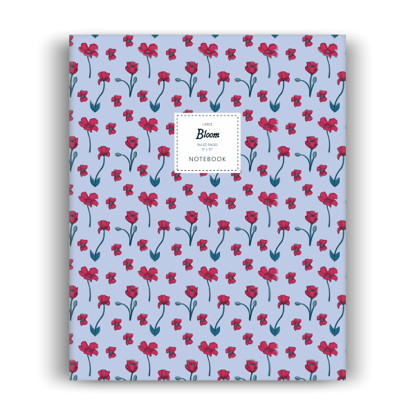 Bloom Notebook: Navy Edition (8x10 inches)