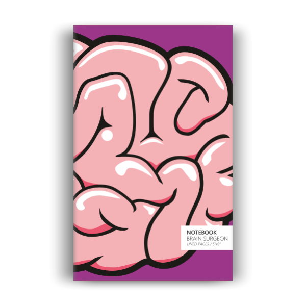 Brain Surgeon Notebook: Purple Edition (5x8 inches)