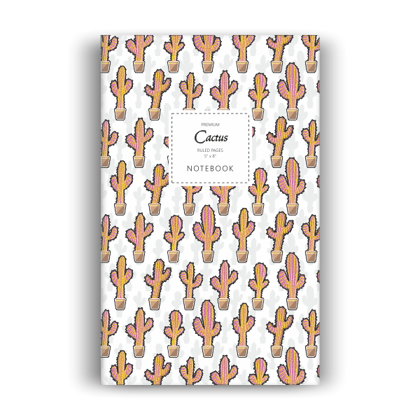 Cactus Notebook: Saguaro Happy Hour Edition (5x8 inches)