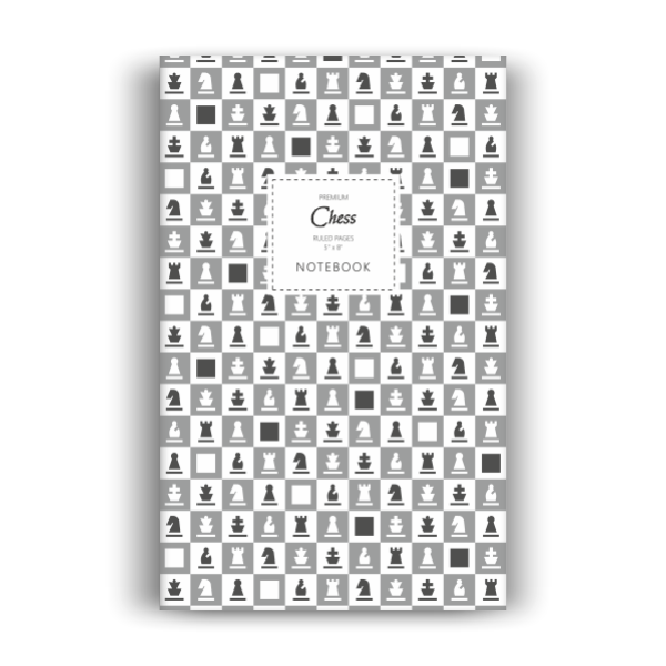 Chess Notebook: White Edition (5x8 inches)