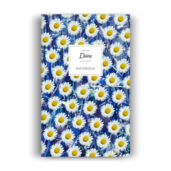 Daisy Notebook: Blue Leaf Edition (5x8 inches)