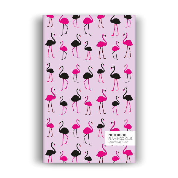 Flamingo Club Notebook: Pink Edition (5x8 inches)