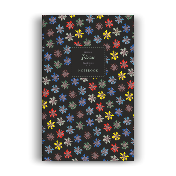 Flower Notebook: Dark Summer Edition (5x8 inches)
