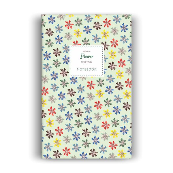Flower Notebook: Green Summer Edition (5x8 inches)