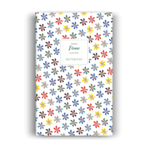 Notebook: Flower - White Summer Edition (5x8 inches)