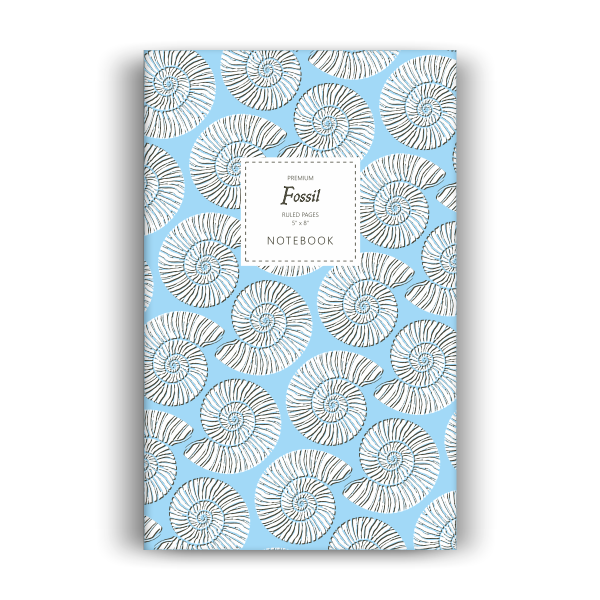 Fossil Notebook: Blue Water Edition (5x8 inches)