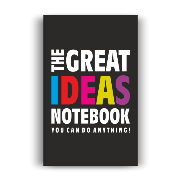 Great Ideas Notebook: Black Edition (5x8 inches)