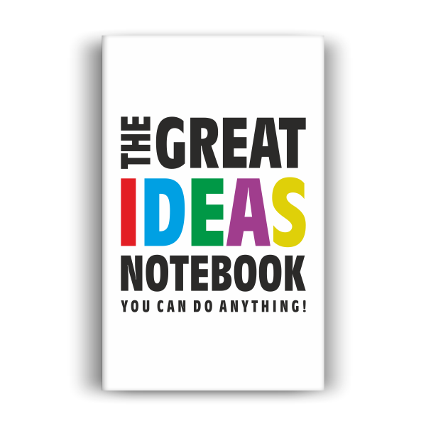 Notebook: Great Ideas - White Edition (5x8 inches)