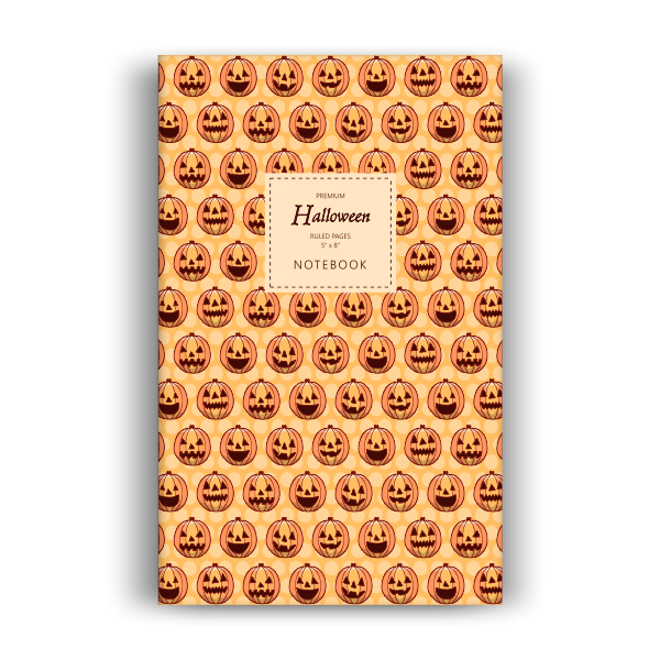 Notebook: Halloween - Orange Edition (5x8 inches)