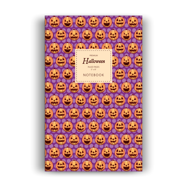 Halloween Notebook: Purple Edition (5x8 inches)