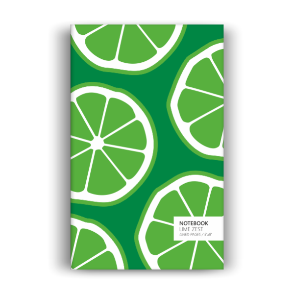 Lime Zest Notebook: Green Edition (5x8 inches)