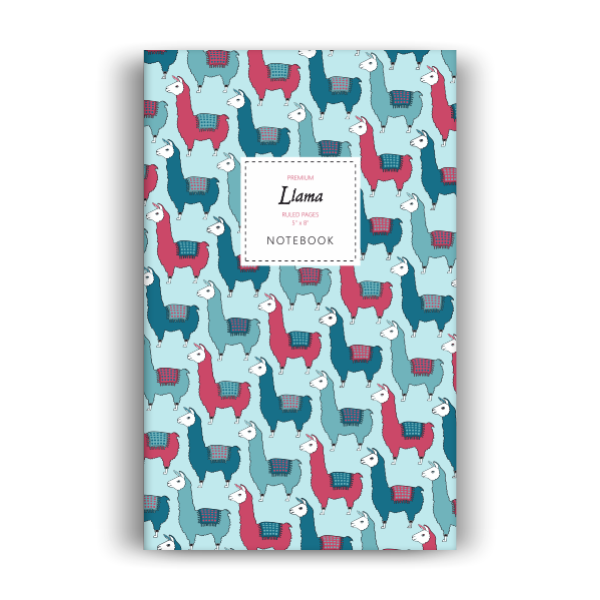 Llama Notebook: Mountaineer Edition (5x8 inches)