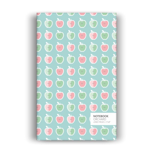 Notebook: Orchard - Pastel-turquoise Edition (5x8 inches)