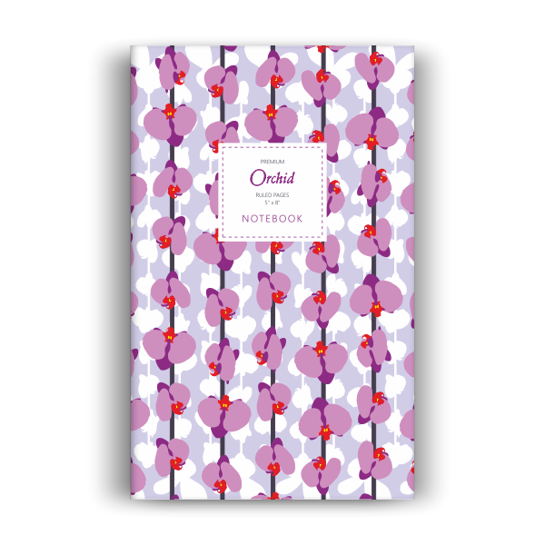 Notebook: Orchid - Meditation Edition (5x8 inches)