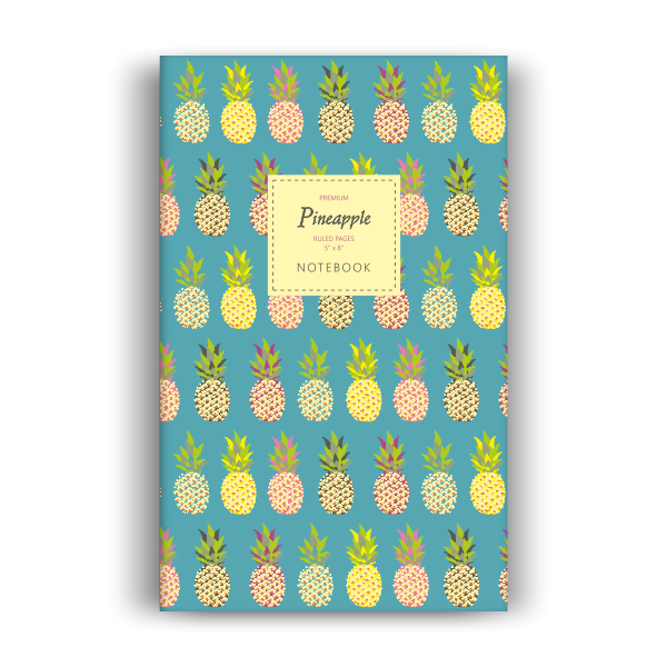 Pineapple Notebook: Sea Green Edition (5x8 inches)
