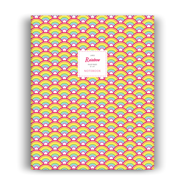 Rainbow Notebook: Original Edition (8x10 inches)