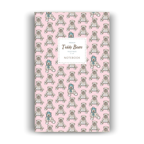 Teddy Bears Notebook: Pink Edition (5x8 inches)