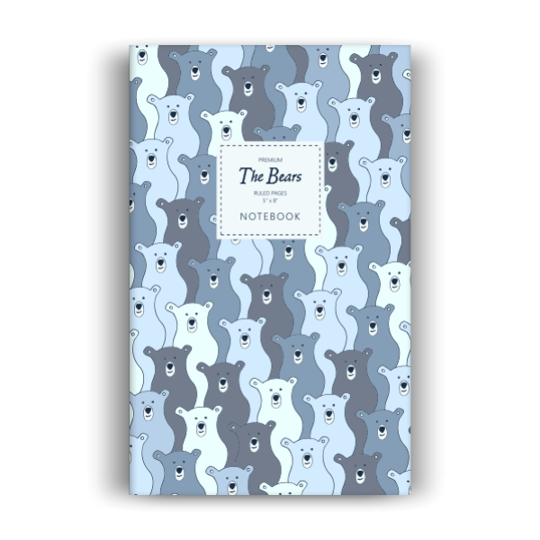 The Bears Notebook: Ice Blue Edition (5x8 inches)