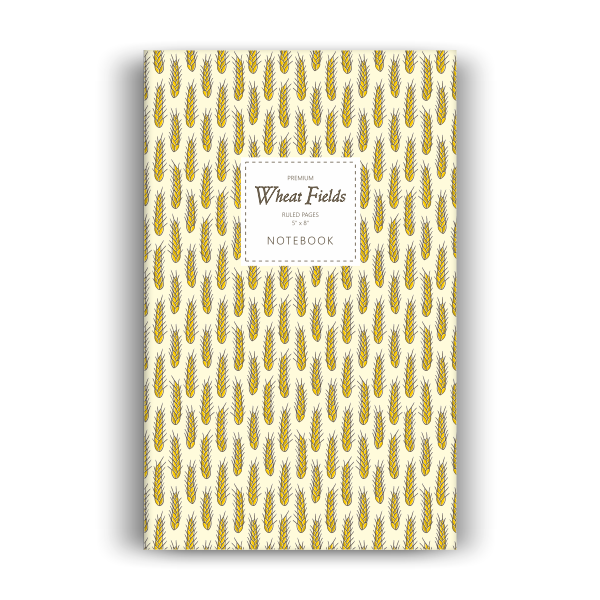 Wheat Fields Notebook: Golden Edition (5x8 inches)