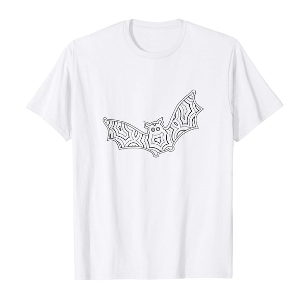 T-Shirt Colouring: Bat (Mens Edition)