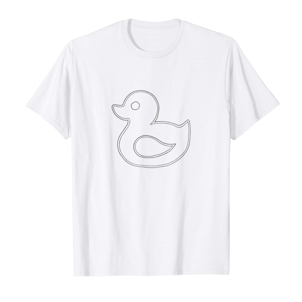 T-Shirt Colouring: Duck (Mens Edition)
