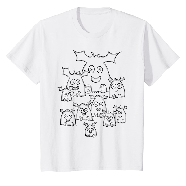 T-Shirt Colouring: Fun Bugs (Men, Women & Kids)