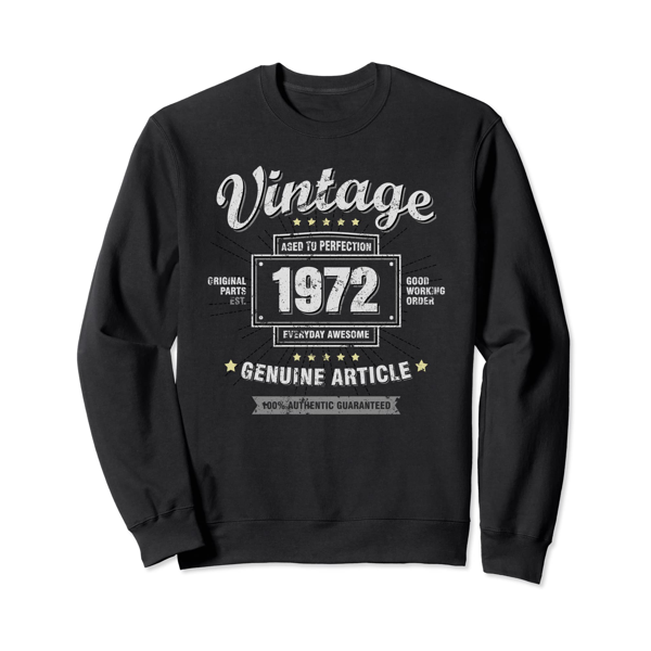 Tops & T-Shirts: Vintage Birthday 1972 (Unisex)