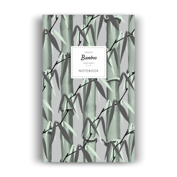 Bamboo Notebook: Grey Edition (5x8 inches)