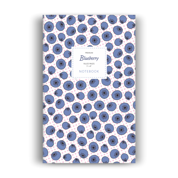 Blueberry Notebook: Pink Edition (5x8 inches)