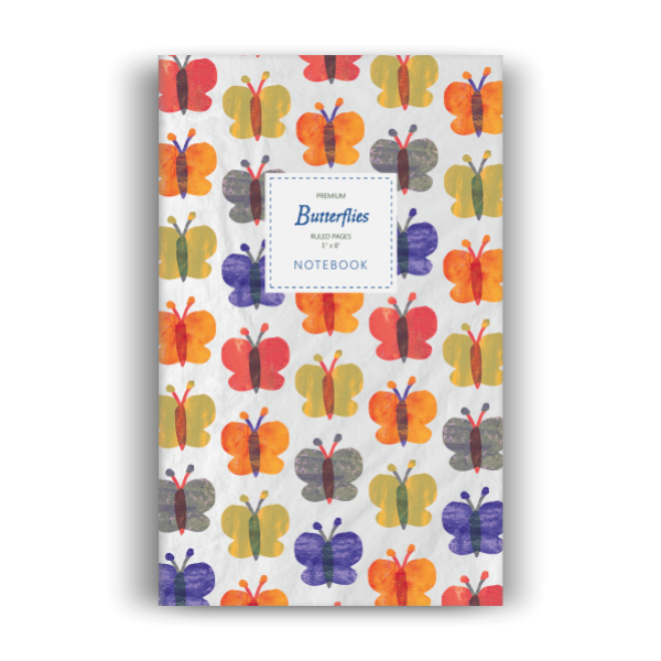 Butterflies Notebook: Peach Edition (5x8 inches)