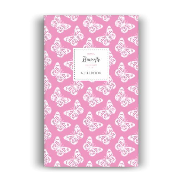 Butterfly Notebook: Pink Edition (5x8 inches)