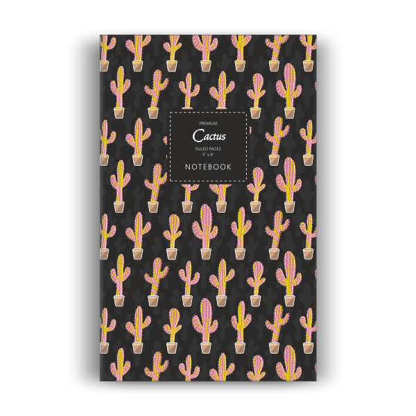 Cactus Notebook: Saguaro Glow Edition (5x8 inches)