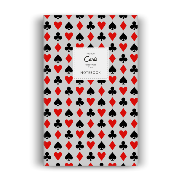 Cards Notebook: Evening Edition (5x8 inches)