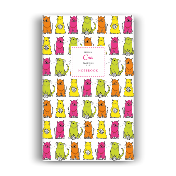 Notebook: Cats - Rainbow Edition