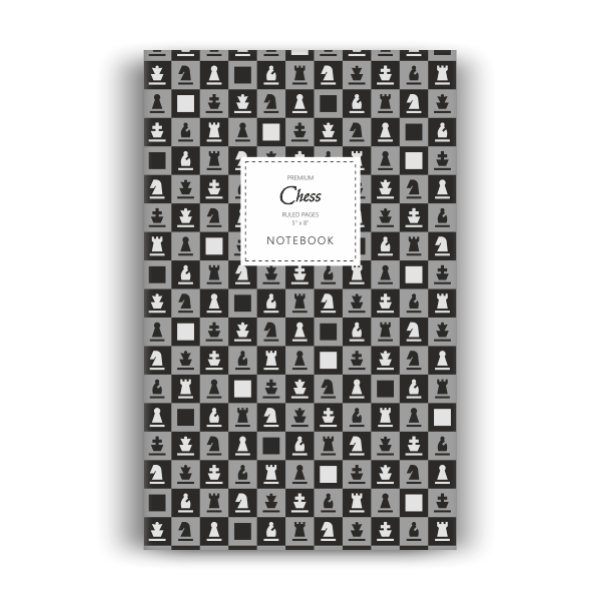 Chess Notebook: Black Edition (5x8 inches)