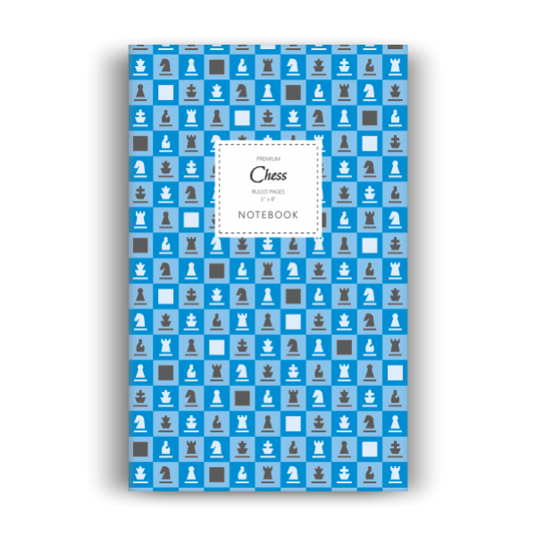 Chess Notebook: Sky Blue Edition (5x8 inches)