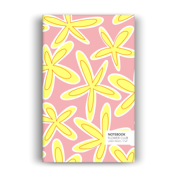 Flower Club Notebook: Pink Edition (5x8 inches)