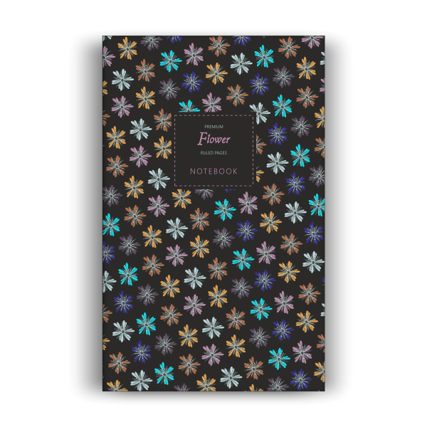 Flower Notebook: Dark Winter Edition (5x8 inches)