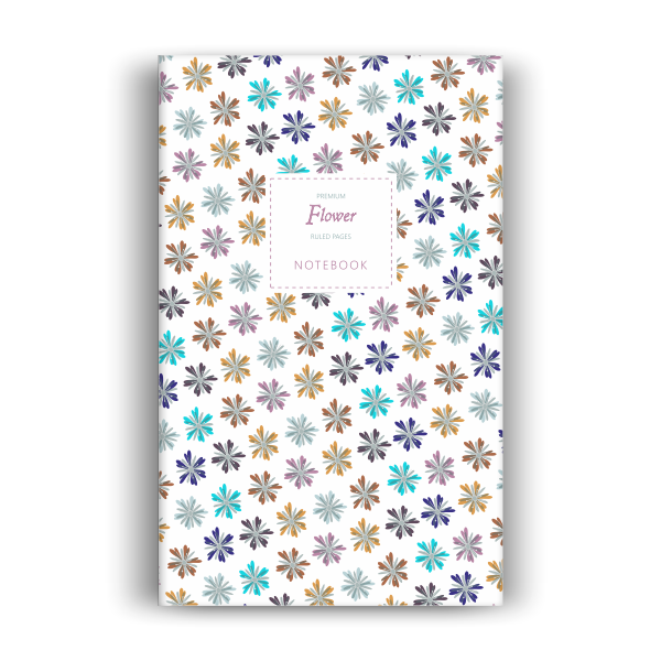 Flower Notebook: White Winter Edition (5x8 inches)