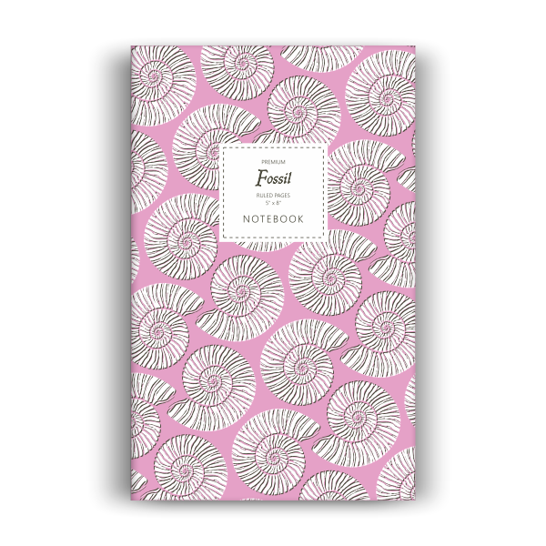Fossil Notebook: Flamingo Pink Edition (5x8 inches)
