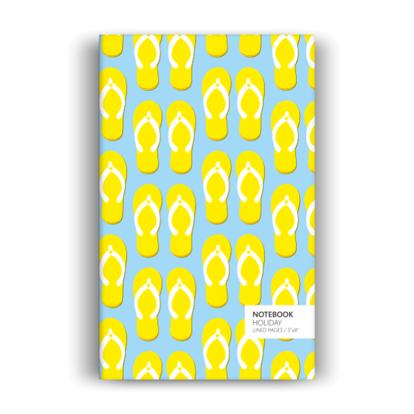 Holiday Notebook: Blue Sky Yellow Edition (5x8 inches)