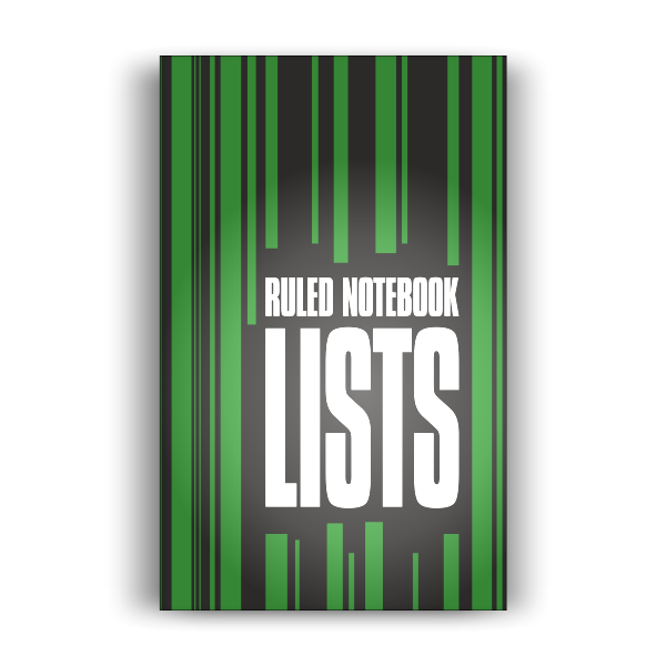 Lists Notebook: Deep Green Edition (5x8 inches)