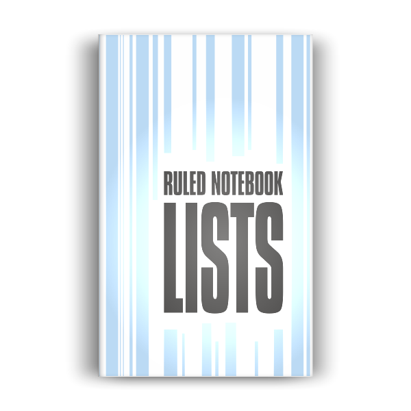 Lists Notebook: Powder Blue Edition (5x8 inches)