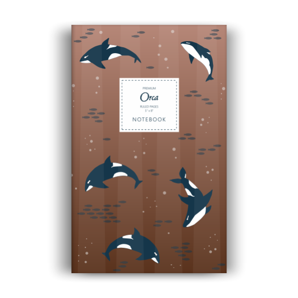 Orca Notebook: Bronze Edition (5x8 inches)
