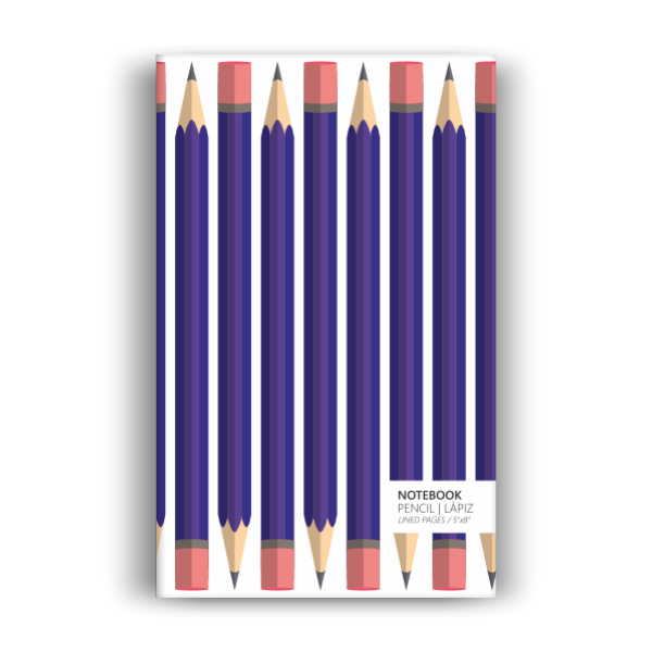 Pencil Notebook: Light Purple Edition (5x8 inches)