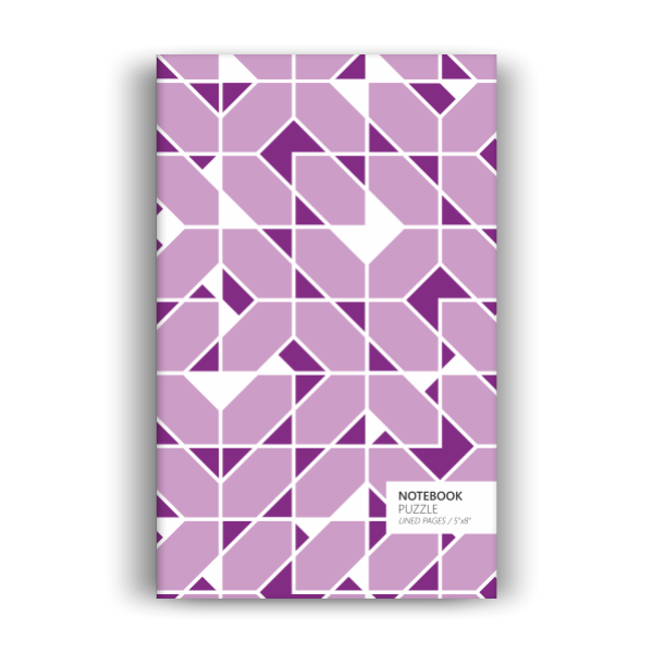Puzzle Notebook: Purple Edition (5x8 inches)
