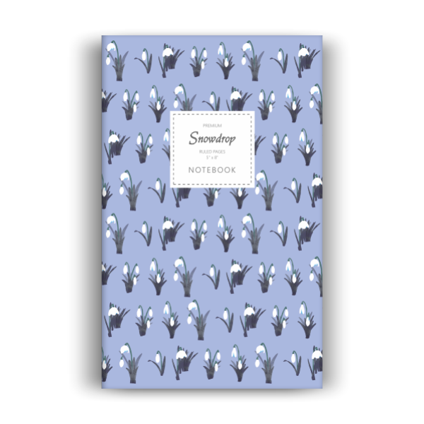 Snowdrop Notebook: Lilac Edition (5x8 inches)
