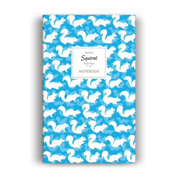 Squirrel Notebook: Sky Blue Edition (5x8 inches)