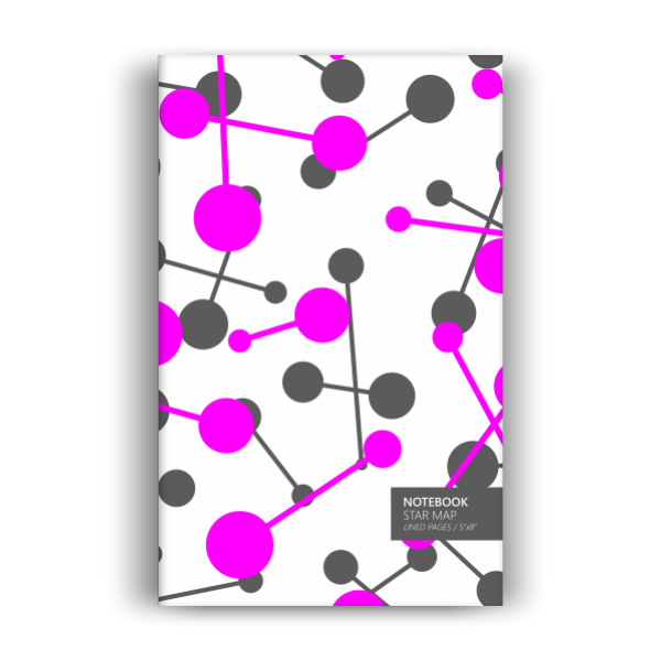 Star Map Notebook: Pink Edition (5x8 inches)